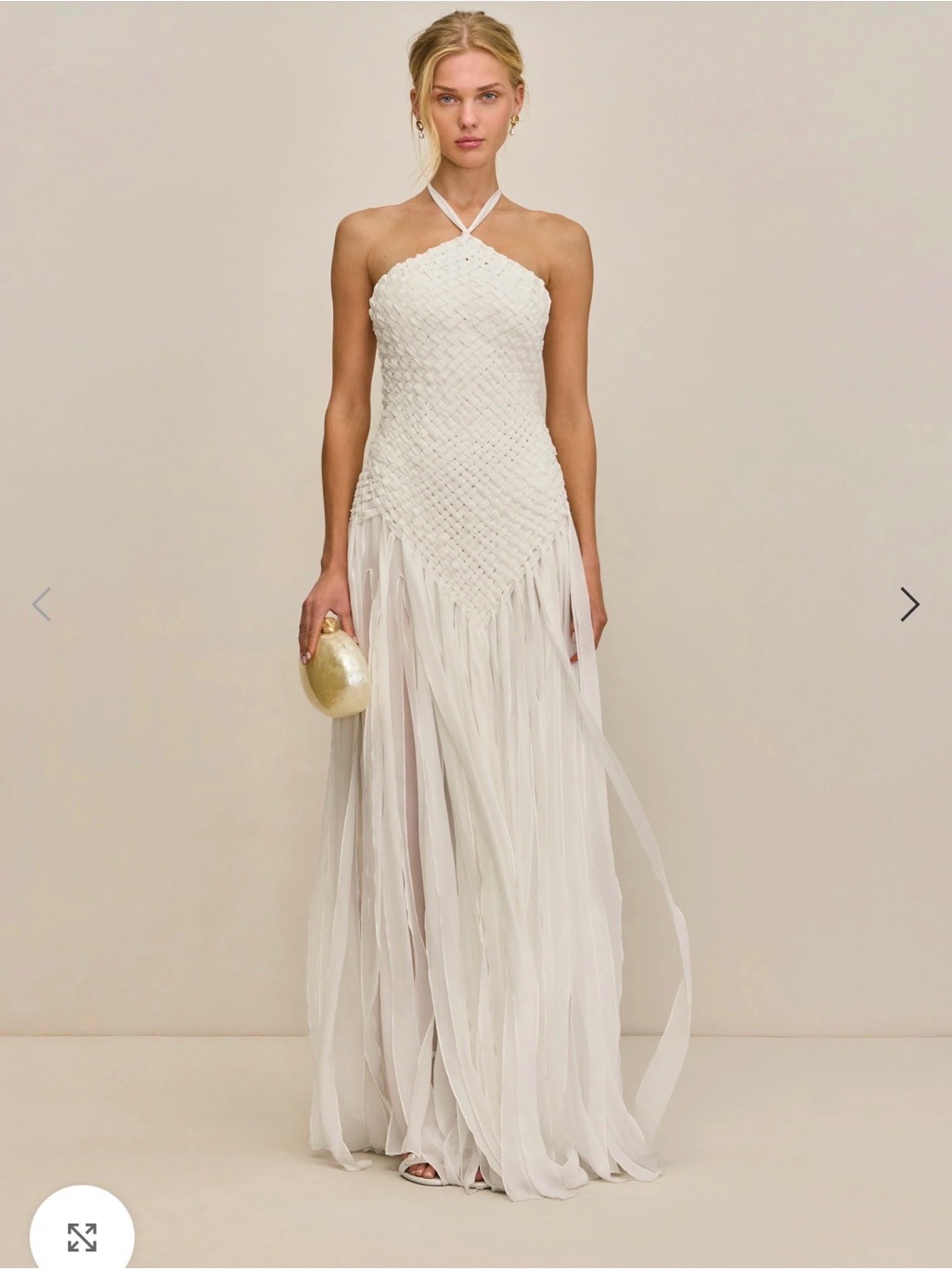 Cult Gaia Ambrosine White Dress